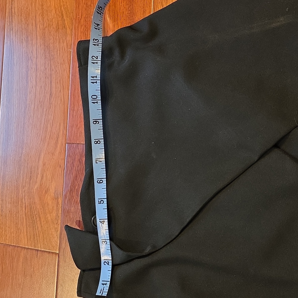 Atsuro TAYAMA Black Asymetrical Faux Wrap Black Skirt - Picture 7 of 7